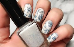 nails christmas snowflake layered nail merry
