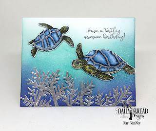 Our Daily Bread Designs Stamp/Die Duos: Turtle Love, Custom Dies:Fancy Foliage