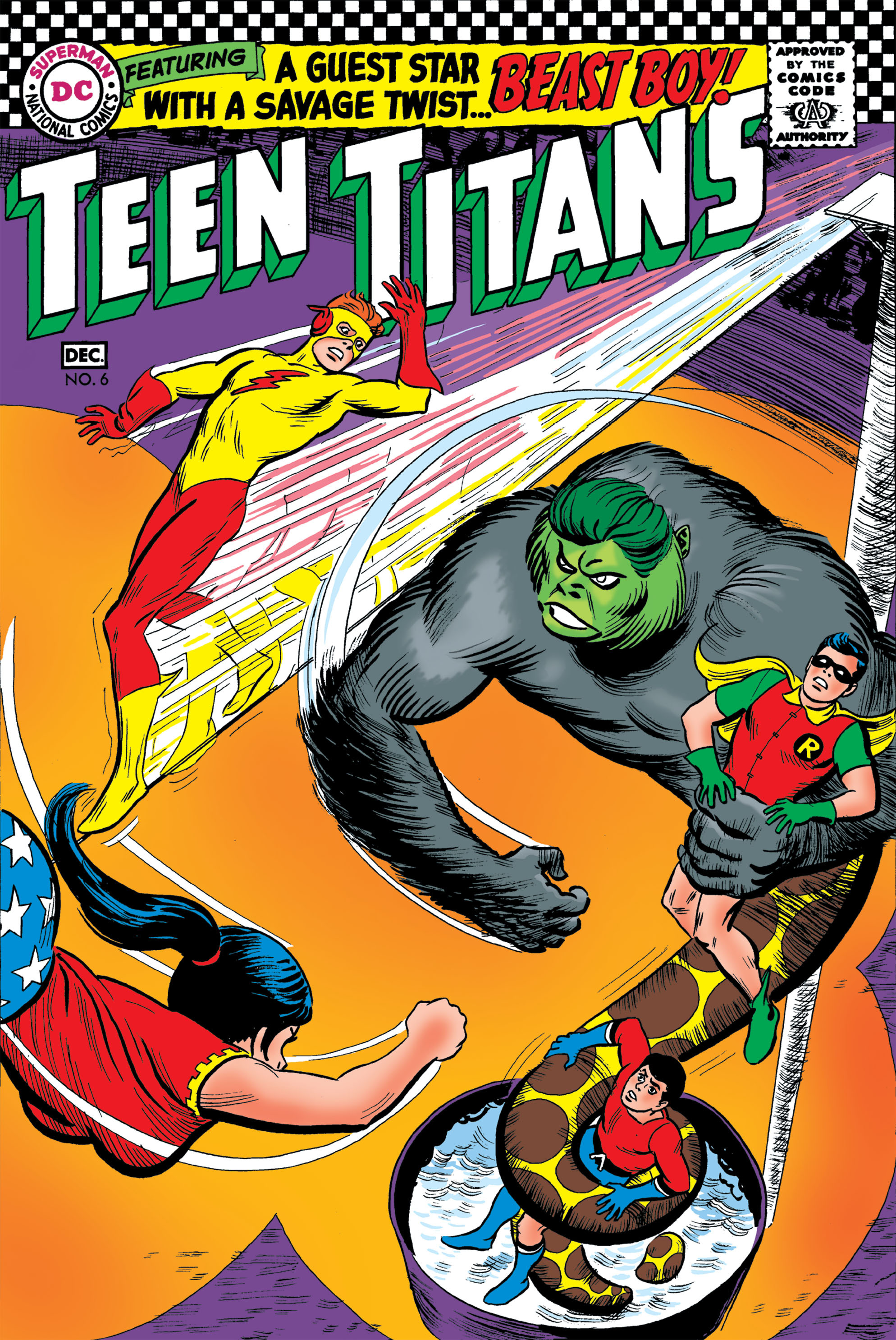 Read online Teen Titans (1966) comic -  Issue #6 - 1