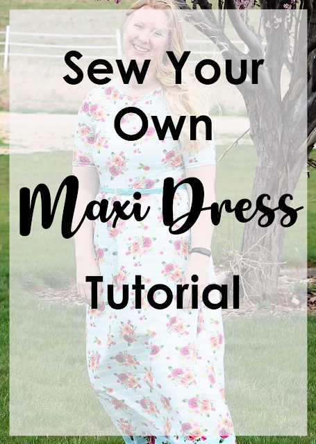 Sew Your Own Woman's Maxi Dress Tutorial