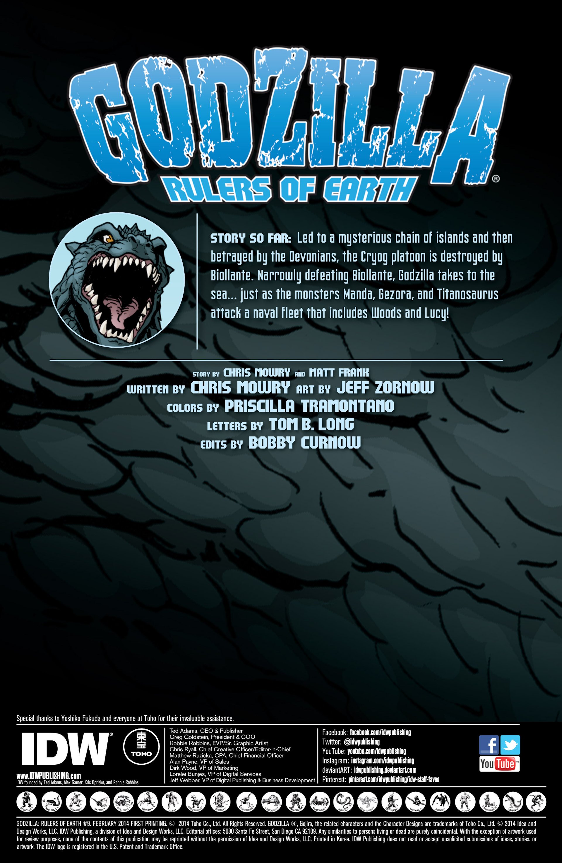 Read online Godzilla: Rulers of Earth comic -  Issue #9 - 2