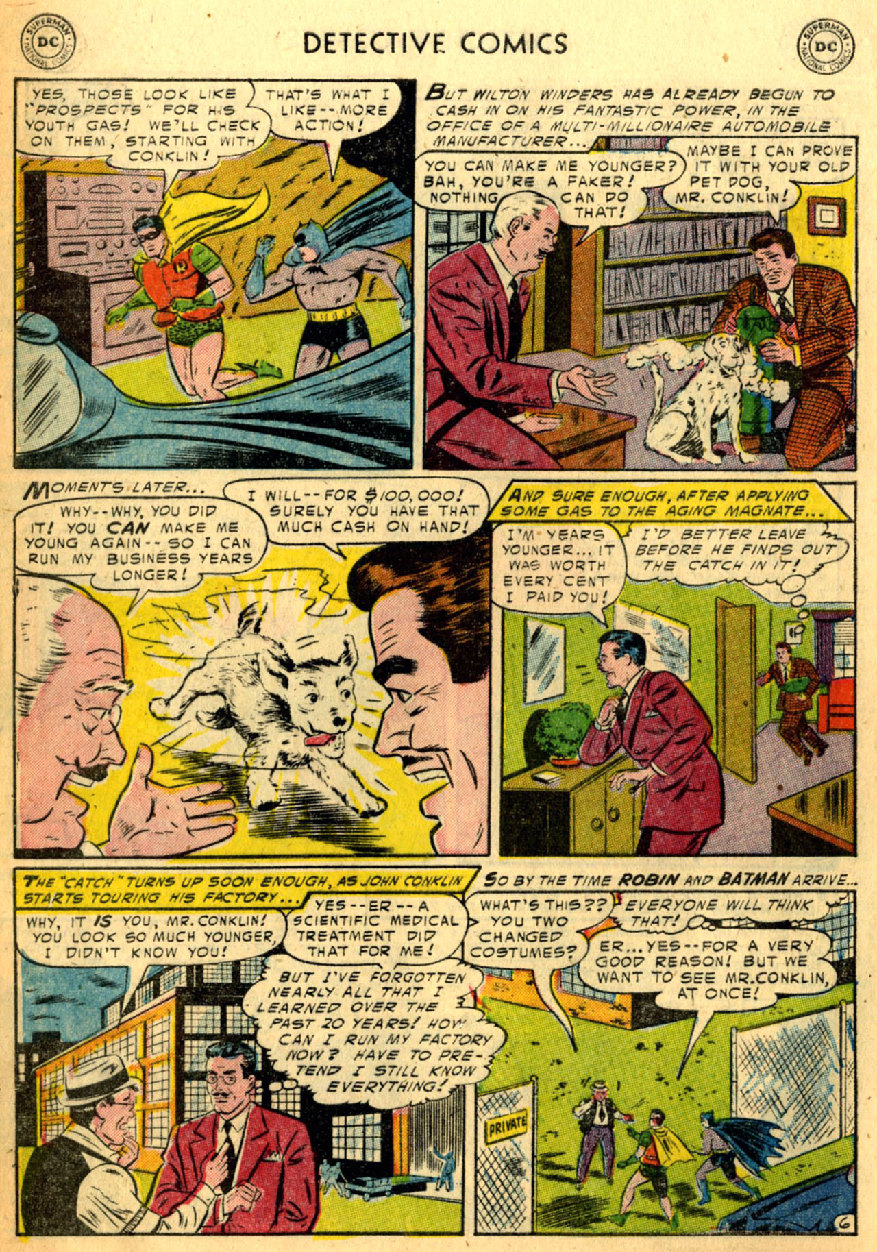 Read online Detective Comics (1937) comic -  Issue #218 - 8