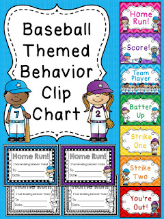 Baseball behavior chart for sports theme classroom a bunch of other fun behavior clip charts! Baseball behavior chart for sports theme classroom a bunch of other fun behavior clip charts!