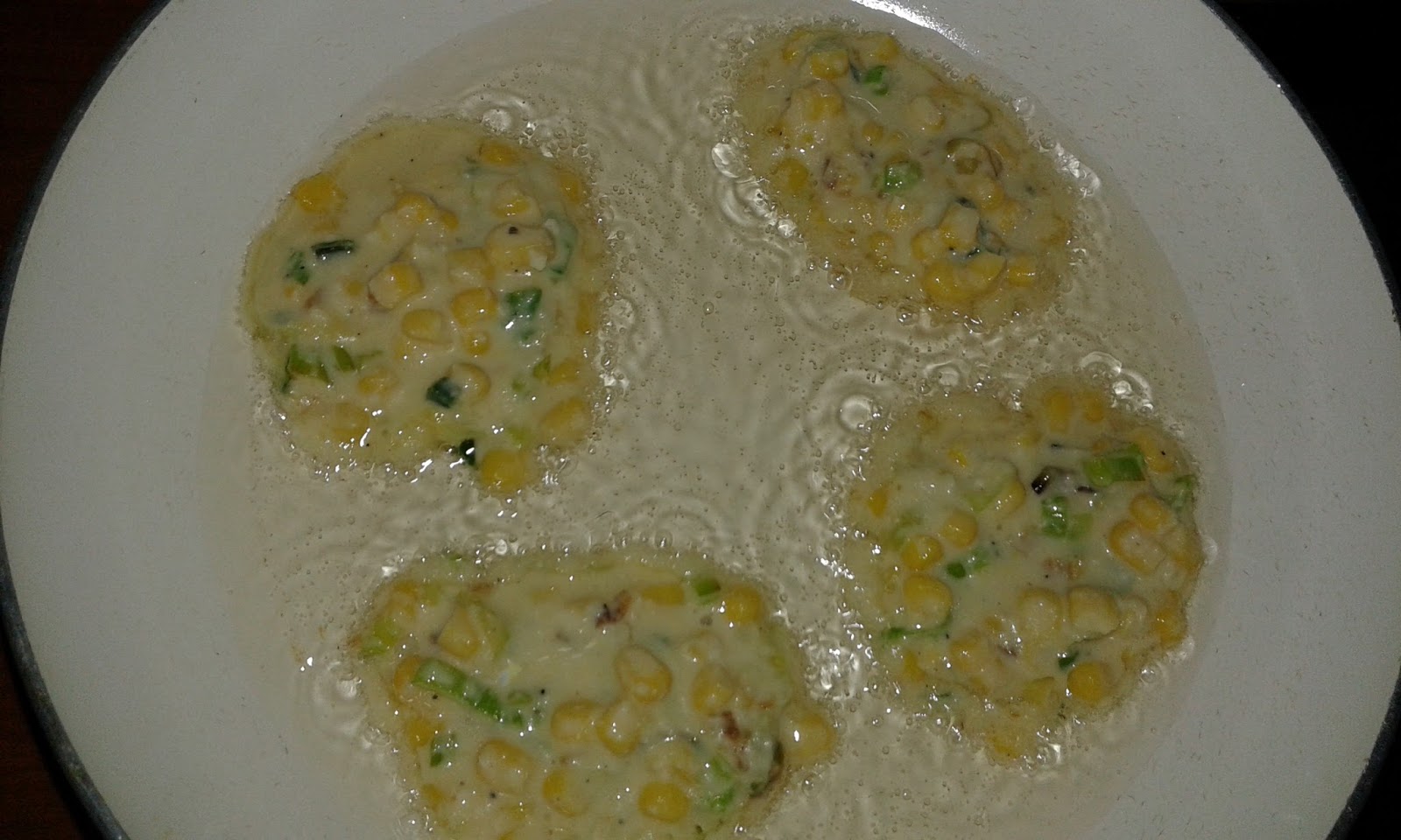 Busy mum's notes Corn and leek fritters