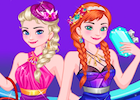 Elsa and Anna Sisters Night Out