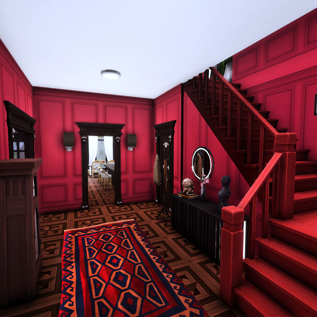 Simsational Designs Goth Manor A home makeover