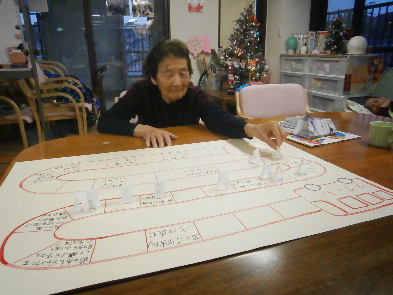 ひさすえ愛ランド ブログ 体操 テーブルホッケー すごろく