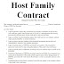 6 examples of Host family agreement contract - word doc