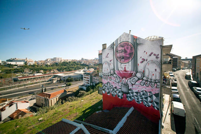 Second Street Art Mural By How Nosm For Underdogs 10 On The Streets Of Lisbon, Portugal 5