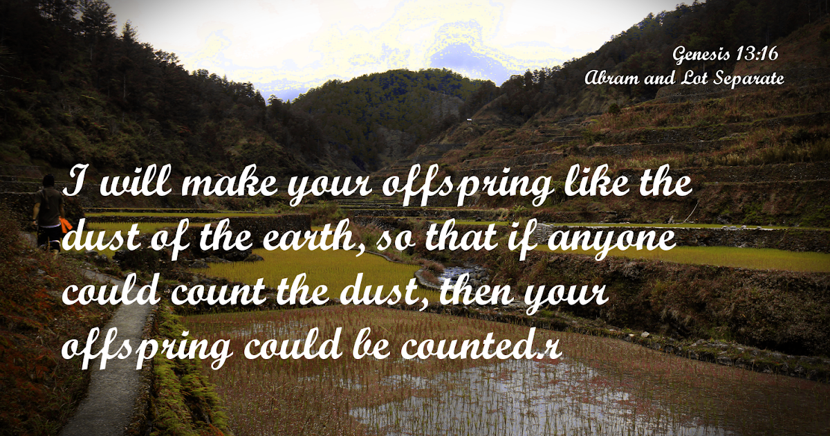 Genesis 13:16 Abram and Lot Separate - 1 million free pictures