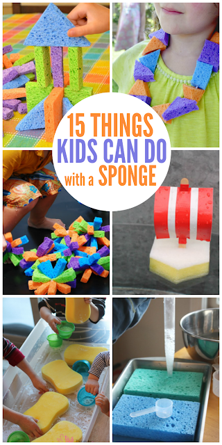 Life With 4 Boys: 15 Super Cool Sponge Activities for Kids