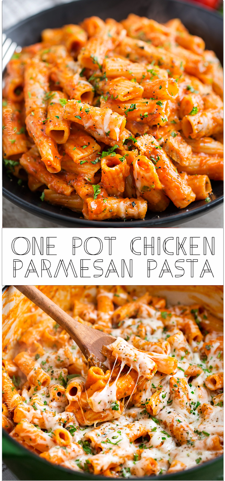 One Pot Chicken Parmesan Pasta | Floats CO