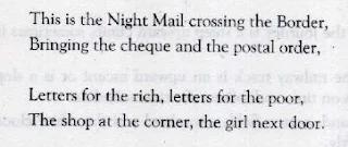 Night Mail Poem Stanza 1