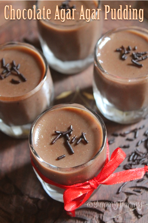Chocolate Agar Agar Pudding Recipe Cocoa Pudding Recipe Yummy Tummy