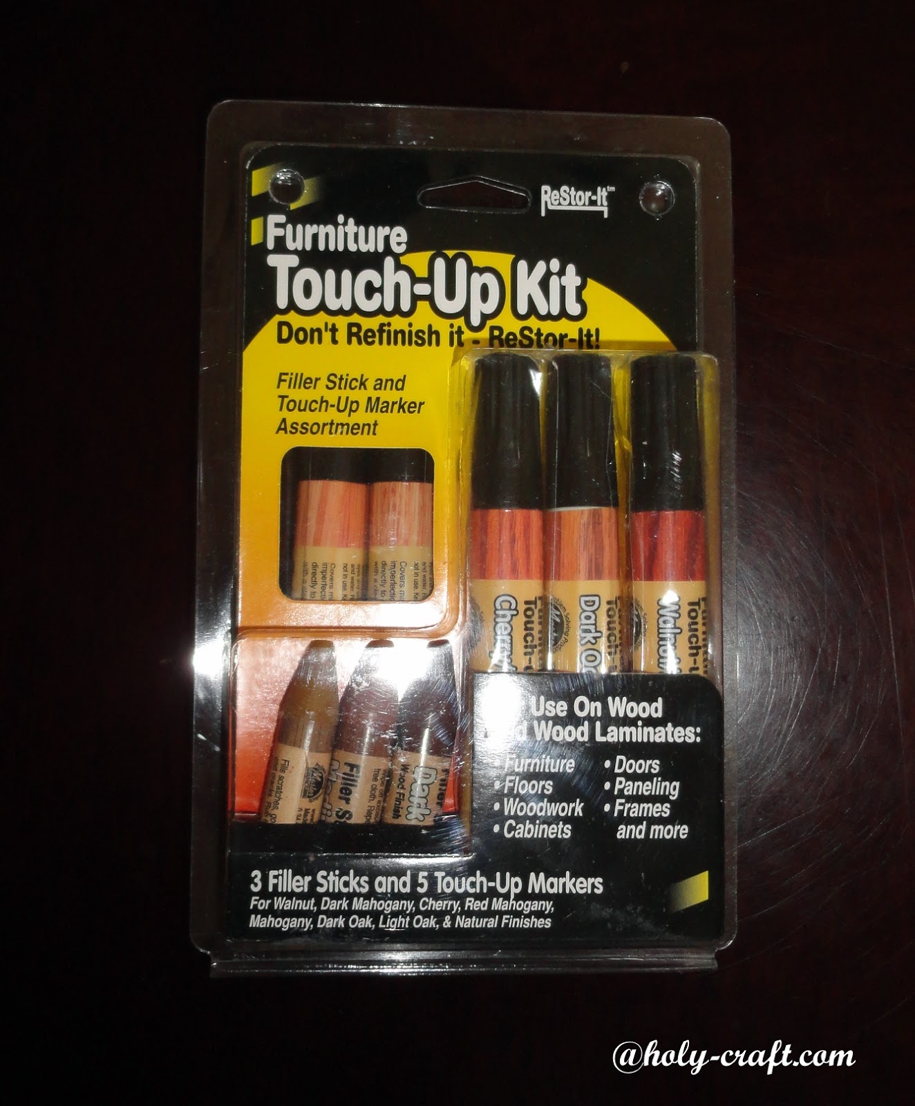 Furniture Repair Wood Cabinet Floor Touch Up Markers Scratch Filler Remover  6 Colors