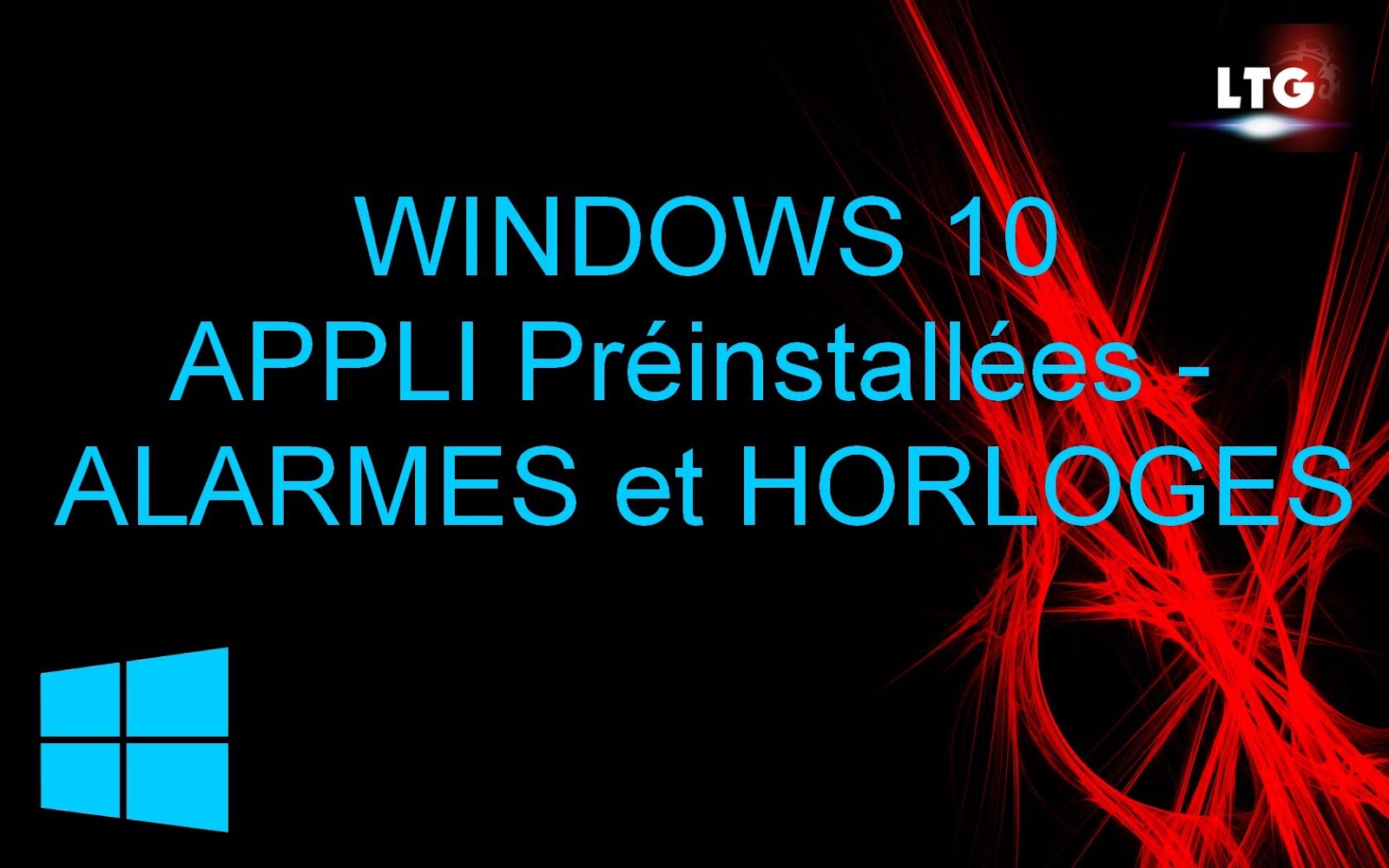 comment mettre une horloge sur le bureau windows 10