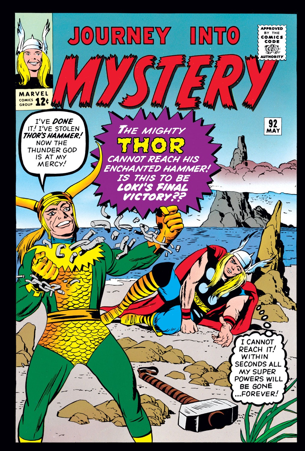 Read online Journey Into Mystery (1952) comic -  Issue #92 - 1