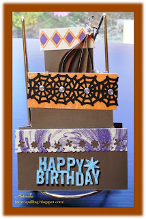 World Card Making Day - Fun Quilling Happy Birthday Card