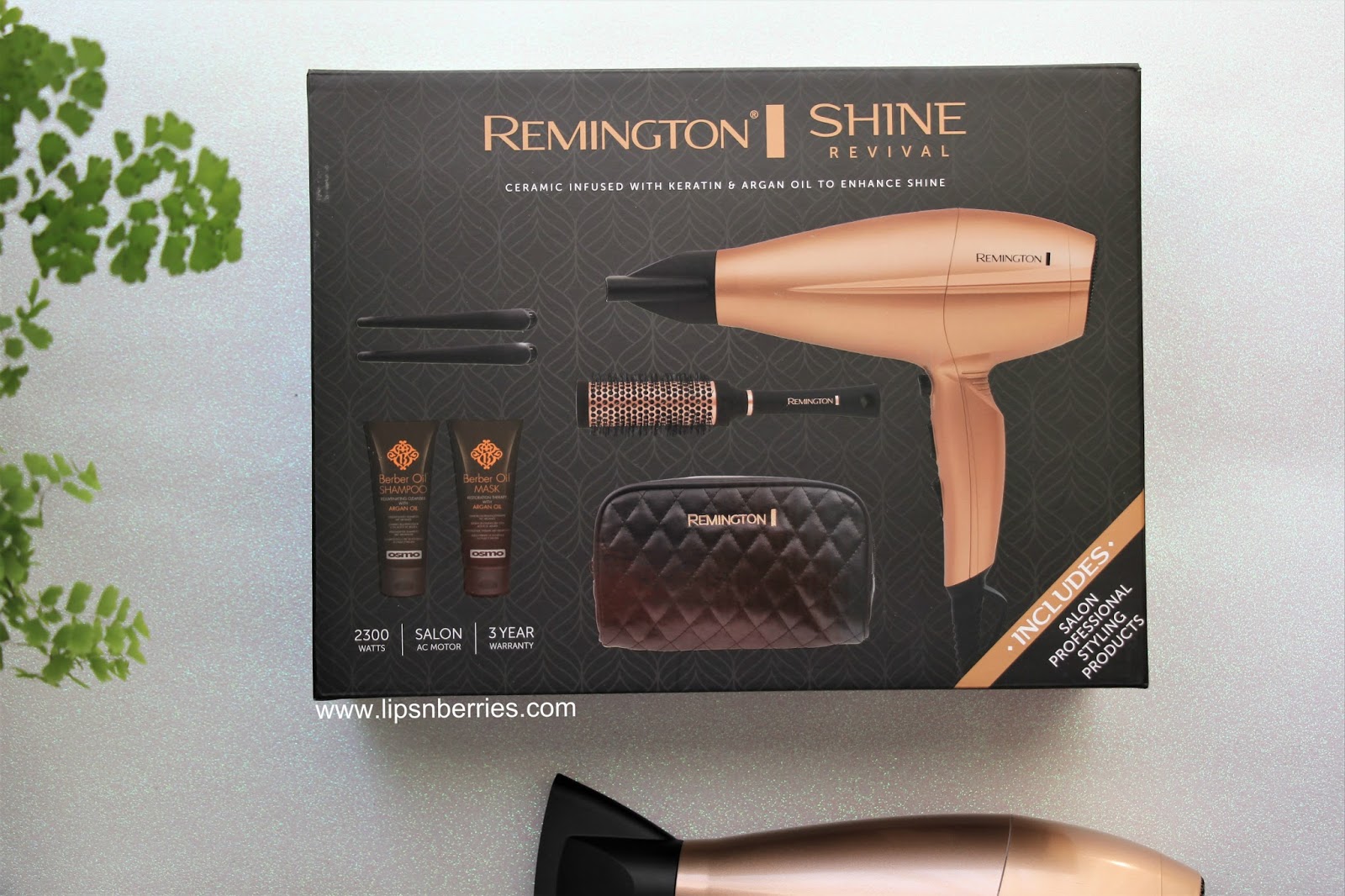 Remington Shine Revival Hair Dryer Review LIPS n BERRIES