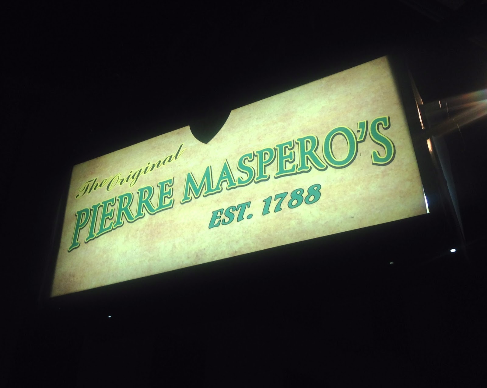 Blog 2442 The Original Pierre Maspero's, New Orleans 3/16/2014