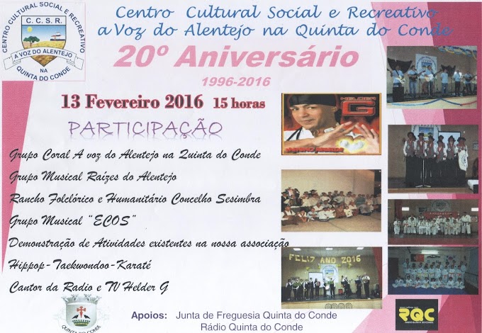 20º ANIVERSÁRIO D' "A VOZ DO ALENTEJO"