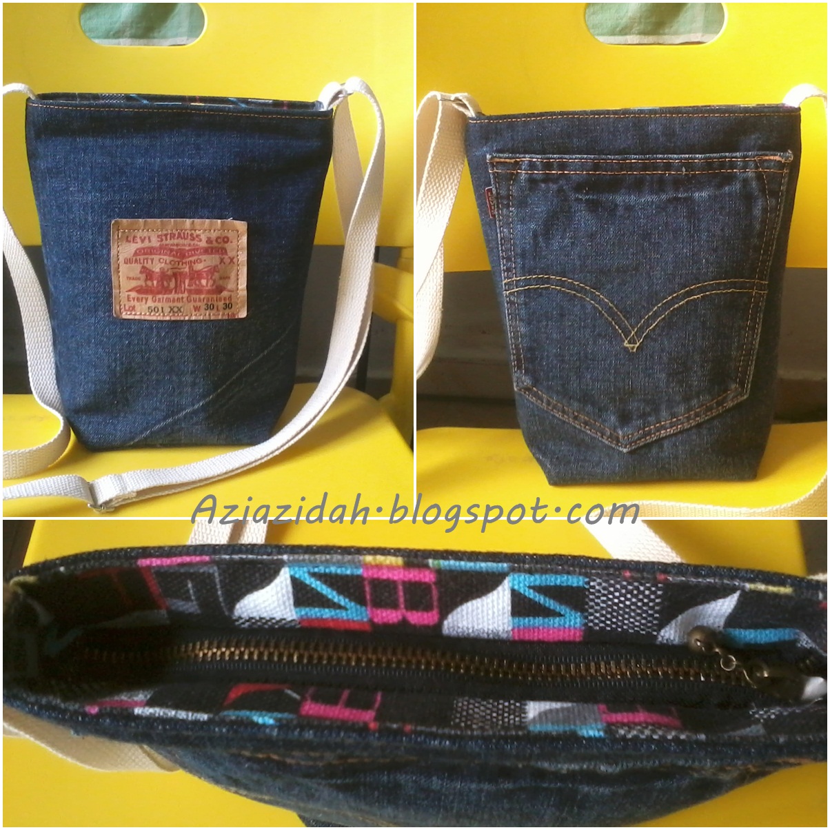 Beg Jeans AziAzidah totebag-docx