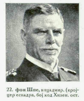 von Spee, Vice-Adm. (cruiser squad, of the battle of the Hilen Island).