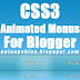 Awesome CSS3 animated Menu for blogger Blog