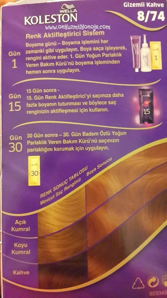 Evde Saç Boyama Deneyimim / Koleston Gizemli Kahve OnYüzMilyonOje