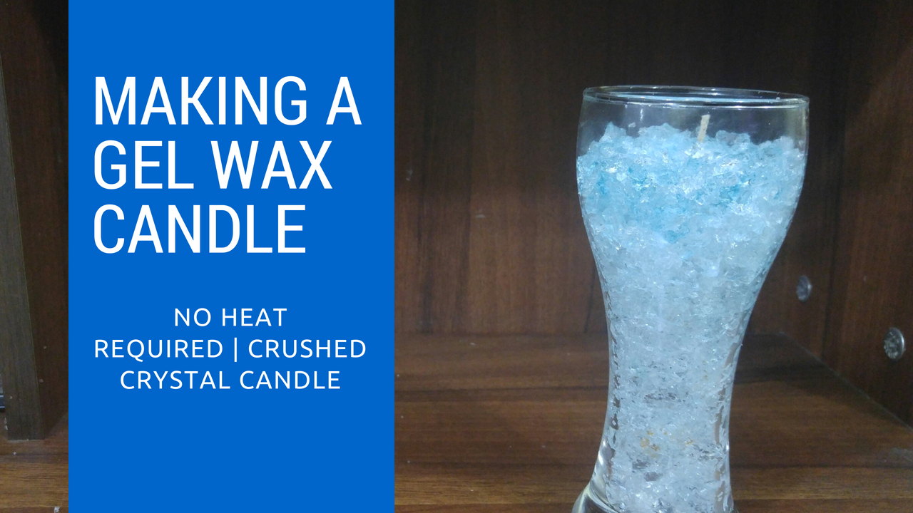 DIY Craftopedia Crystal Gel Wax Candle Easy No Heat Required Candle