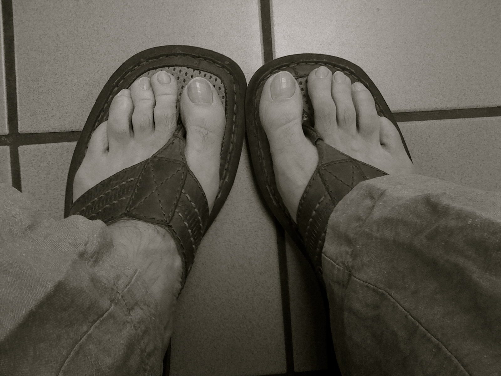 jesus sandals and white socks