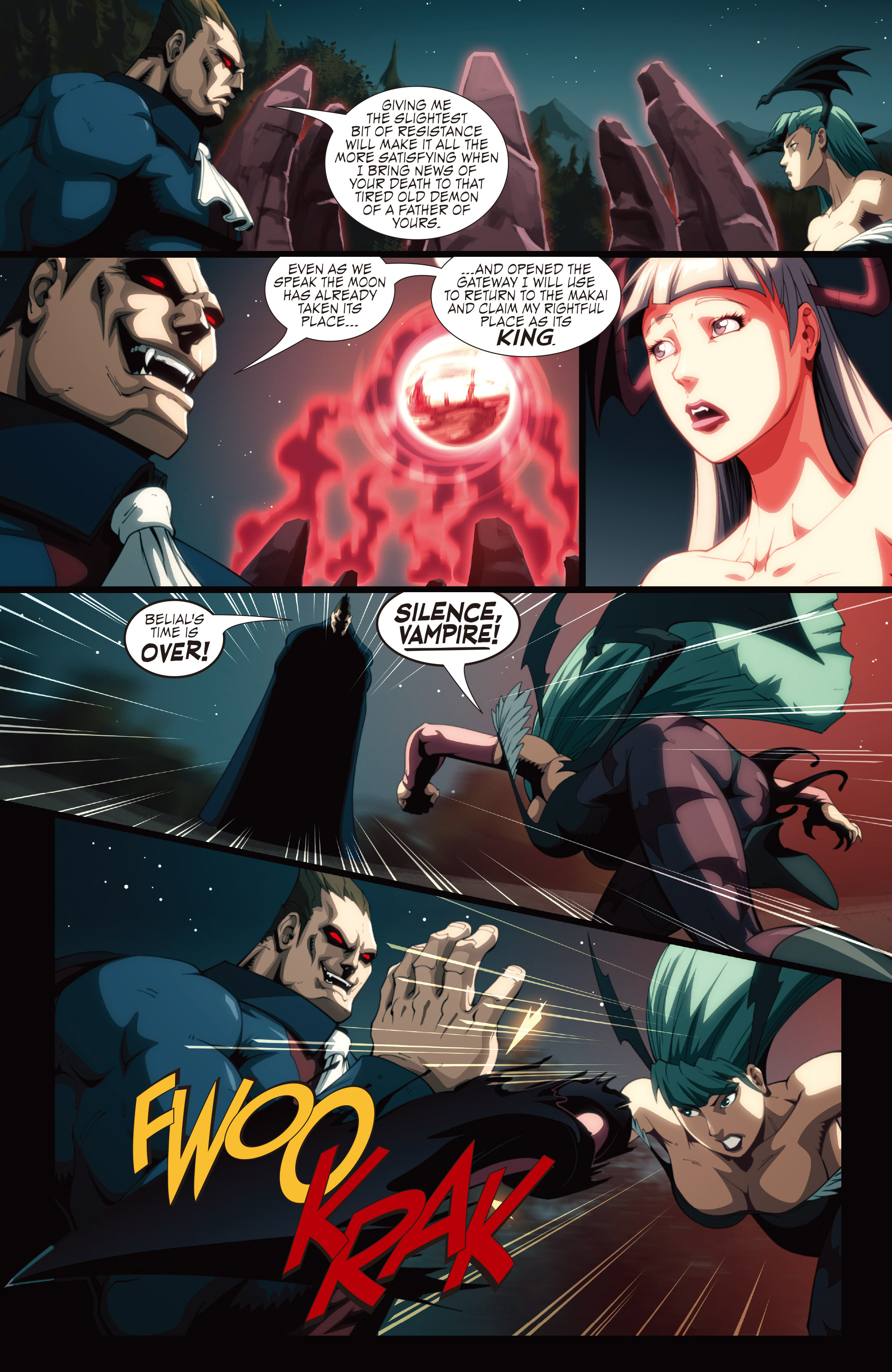 Read online Darkstalkers: The Night Warriors comic -  Issue #3 - 5