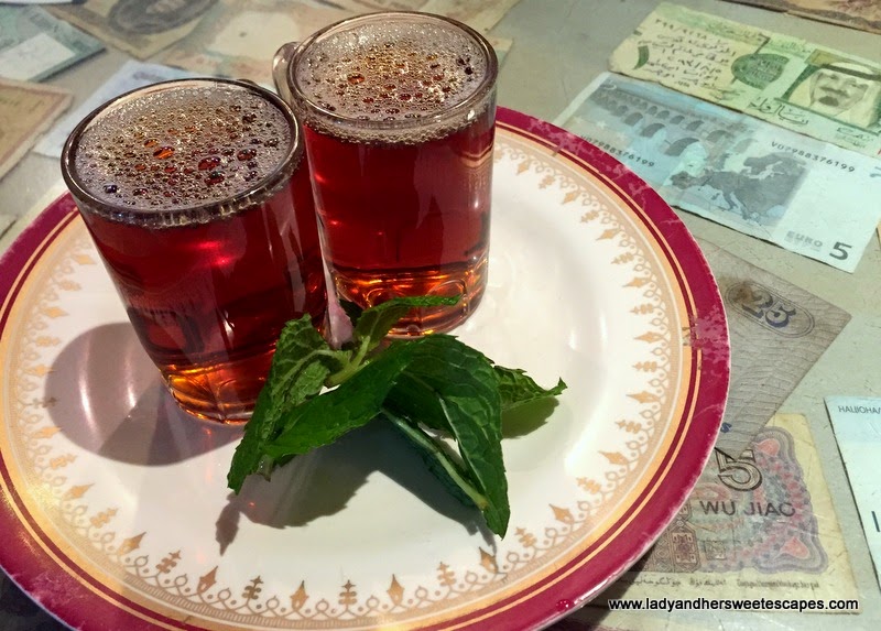 tea at Ostadi Restaurant in Dubai