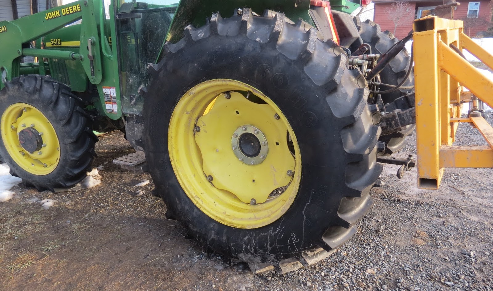 Mountain Glen Farm Journal Our Tractor Gets A New, Actually Two New, Tires
