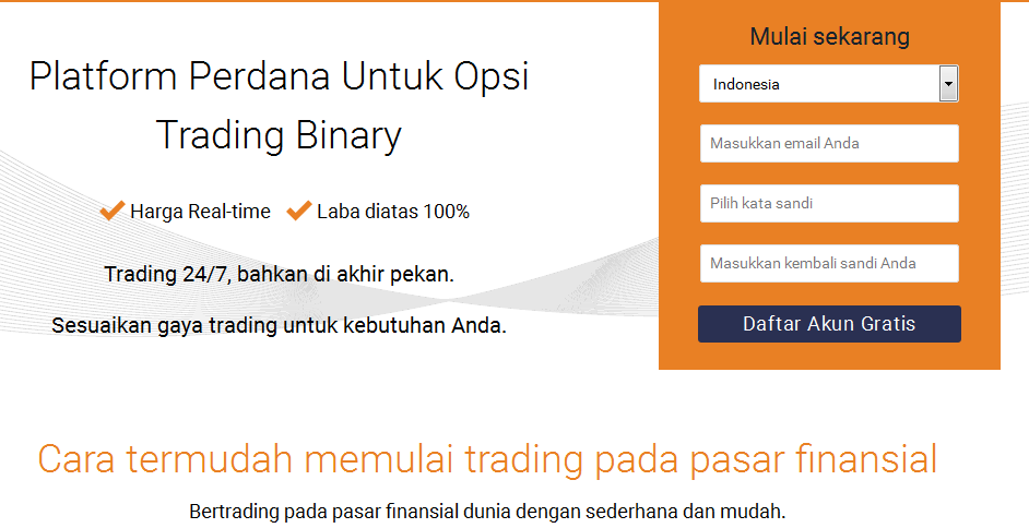 cara memulai trading option