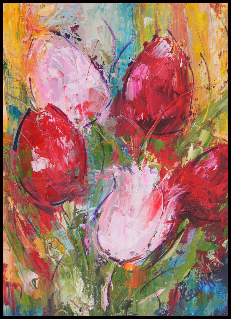 Floral Garden Impressionist Oil Paintings Floral Garden Impressionist Oil Paintings