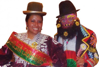 Cholita caquiavireña - Carnaval paceño 2013