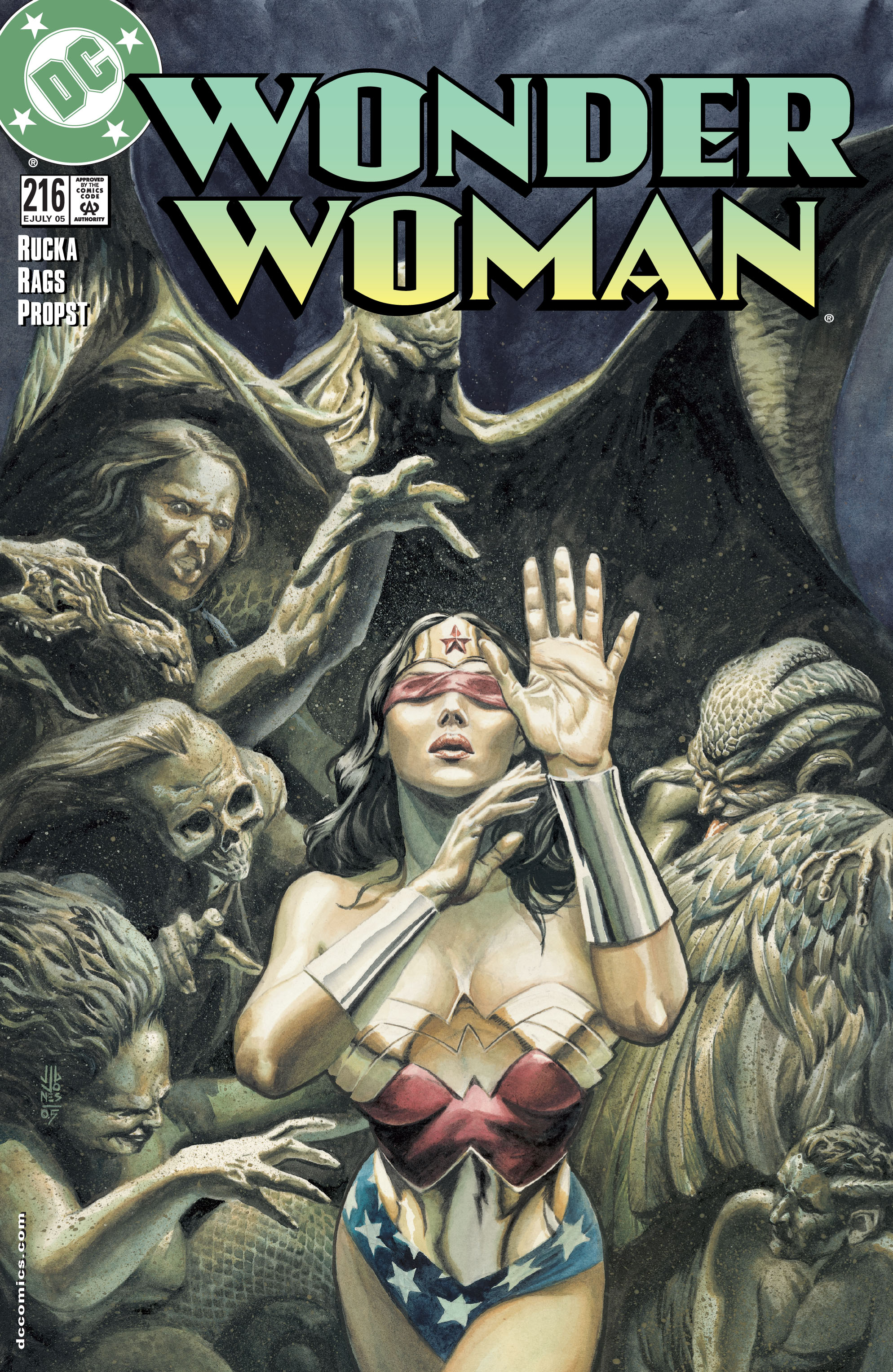 Read online Wonder Woman (1987) comic -  Issue #216 - 1