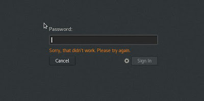 Lupa username dan password kali linux