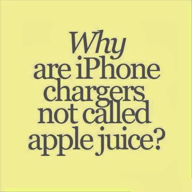 All That Spam Why are IPhone chargers not called apple juice?