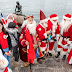 Santas across the world gathered in Copenhagen, Denmark on Monday