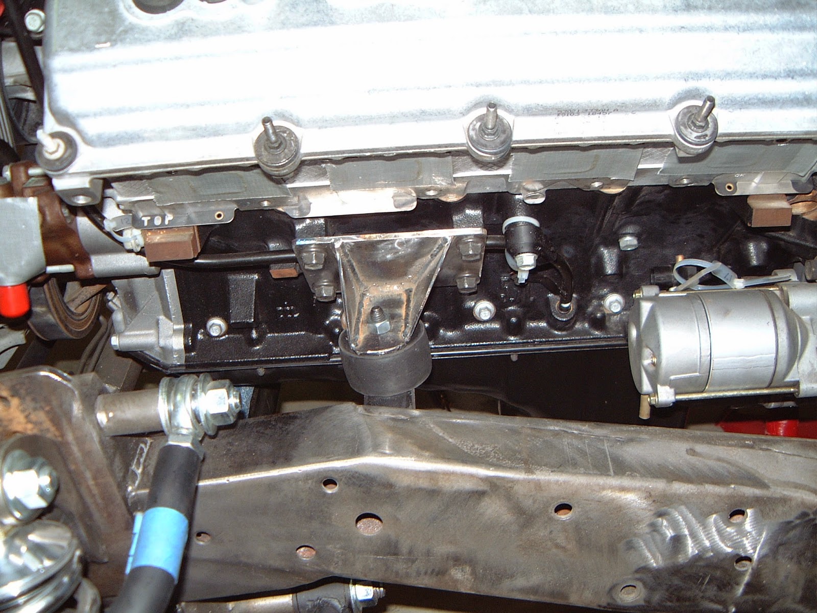 1937 Plymouth: Motor mount fabrication. The mounts on the frame were ...