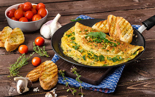 Empieza el día con un desayuno rico y nutritivo Omelette