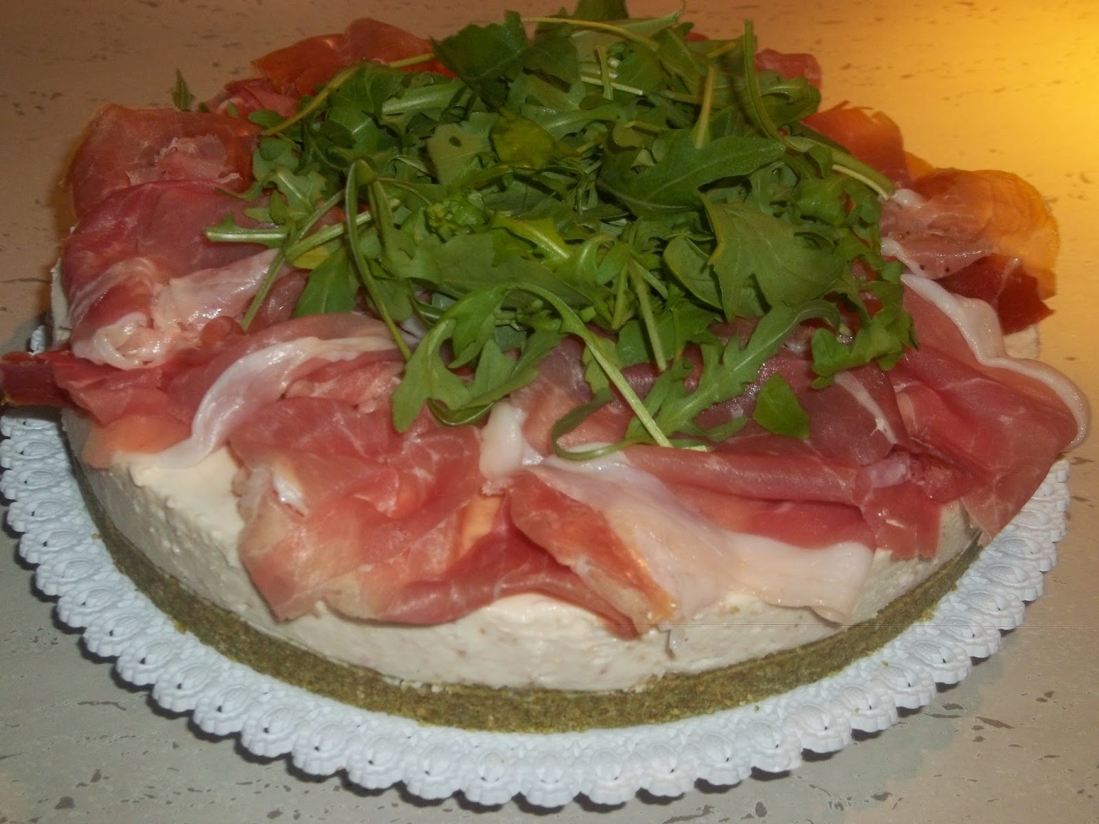 ... cheese-cake salato di certosa e crudo con il bimby per una cena da amici ...