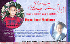 Selamat Ulang Tahun Ke 11 Moses Juneri Manihuruk