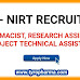 ICMR-NIRT Recruitment for Pharmacist, Project Technical Assistant, Research Assistant in ICMR-National Institute For Research In Tuberculosis (06 posts)