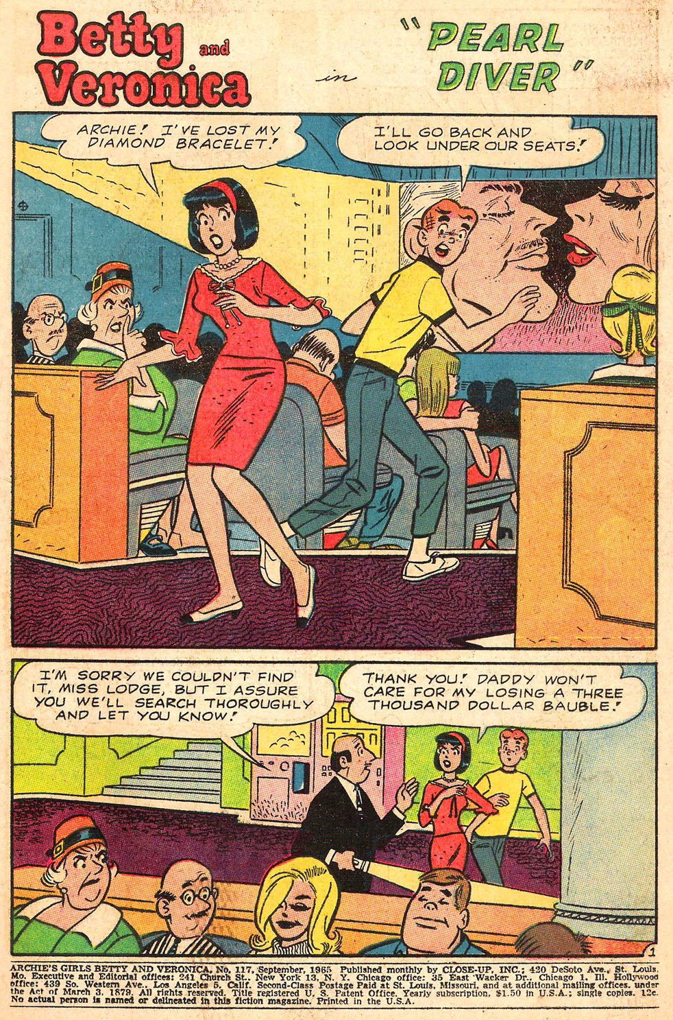 Read online Archie's Girls Betty and Veronica comic -  Issue #117 - 3