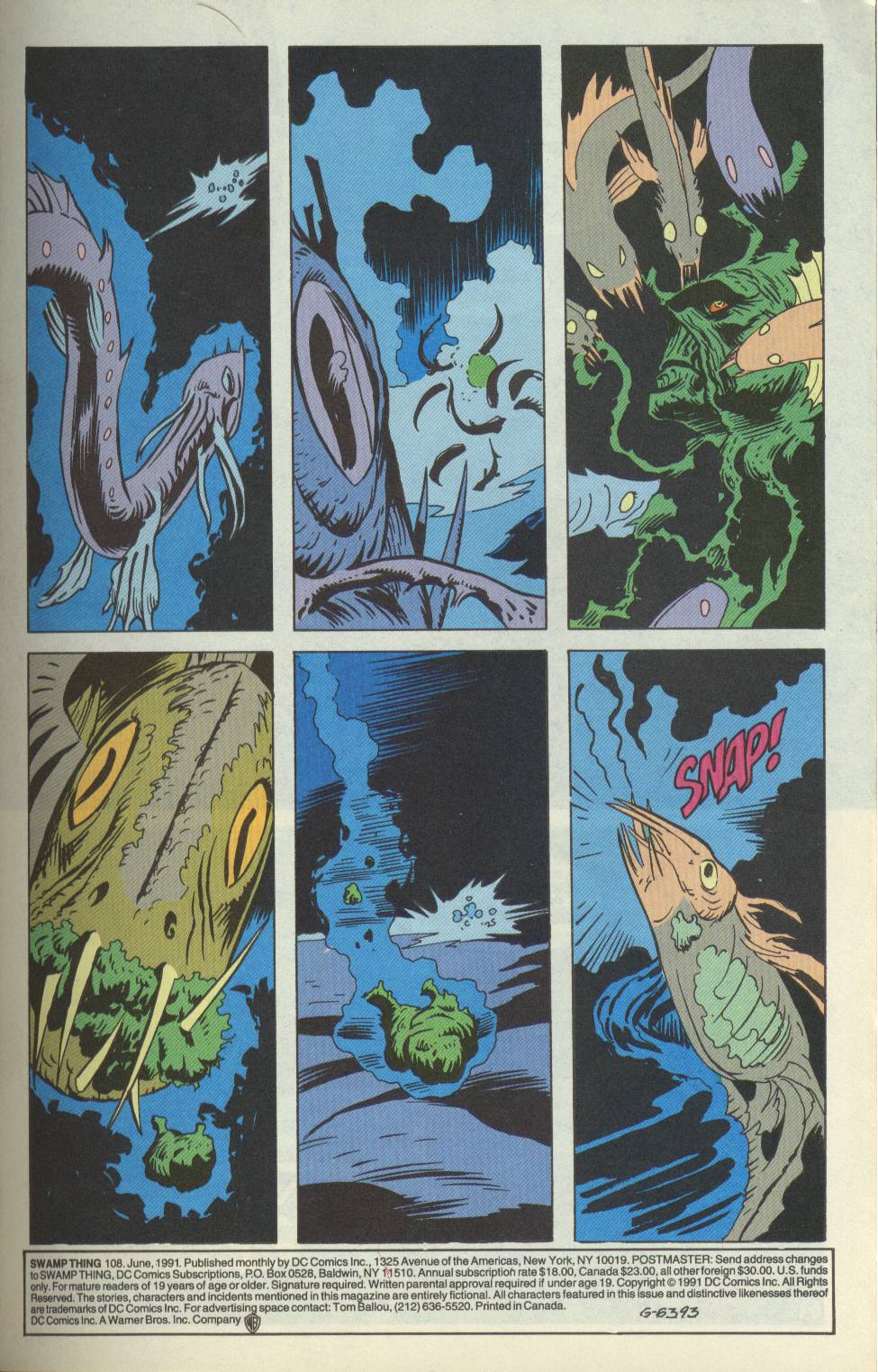 Read online Swamp Thing (1982) comic -  Issue #108 - 2