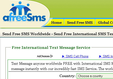 Name sms country name. Tex-Inter. Fast SMS.
