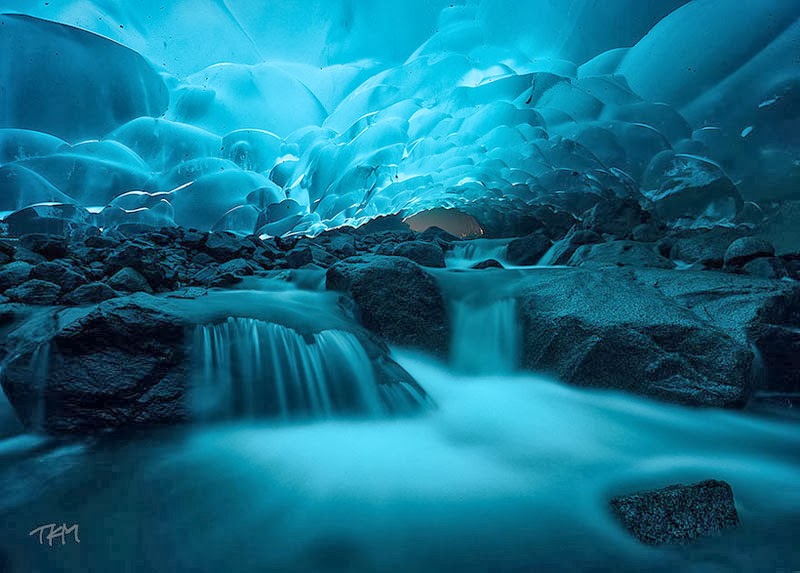 Mendenhall Ice Caves – Alaska - Here Are 20 Unbelievable Places You Would Swear Aren’t Real… But They Are.